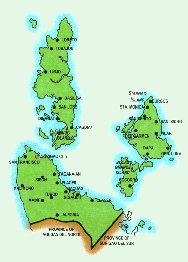 Surigao City Map